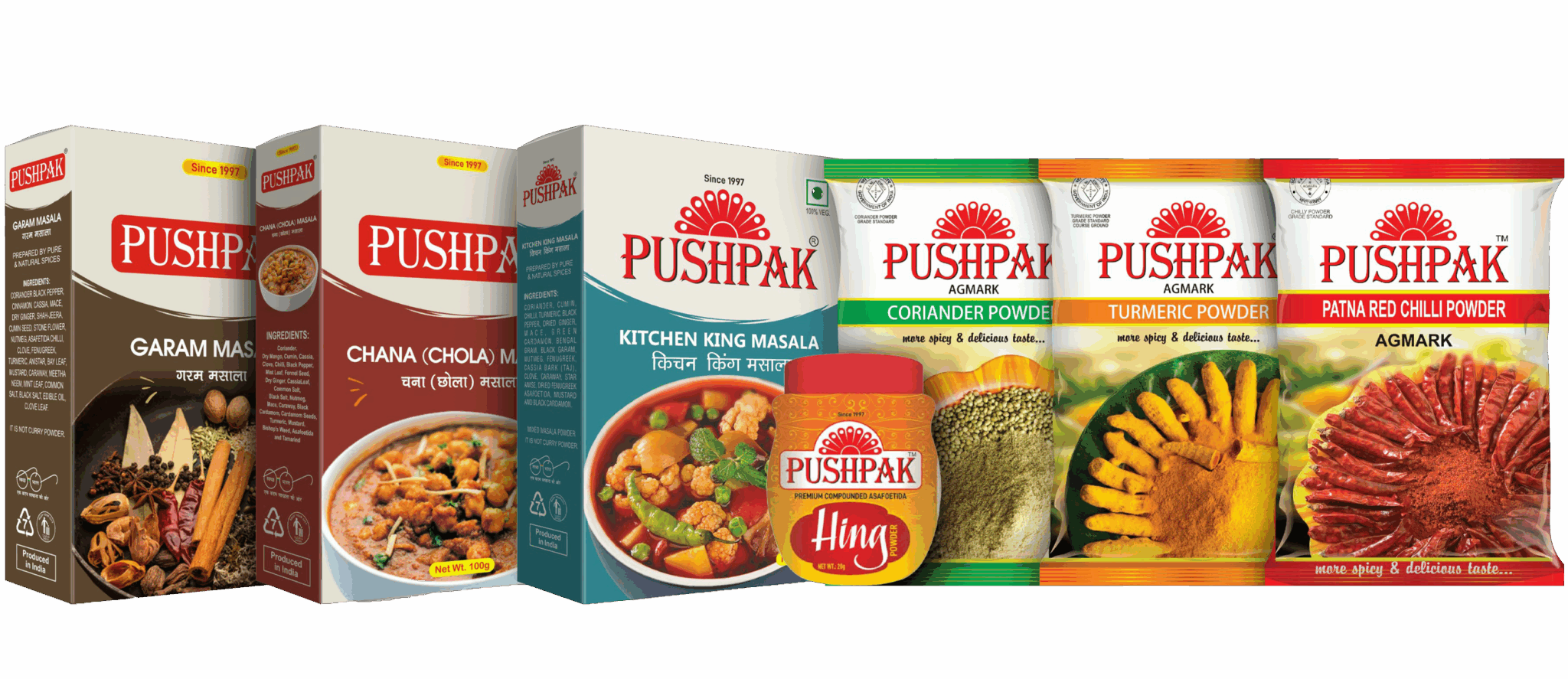 Pushpak Masala products - CEO VINE