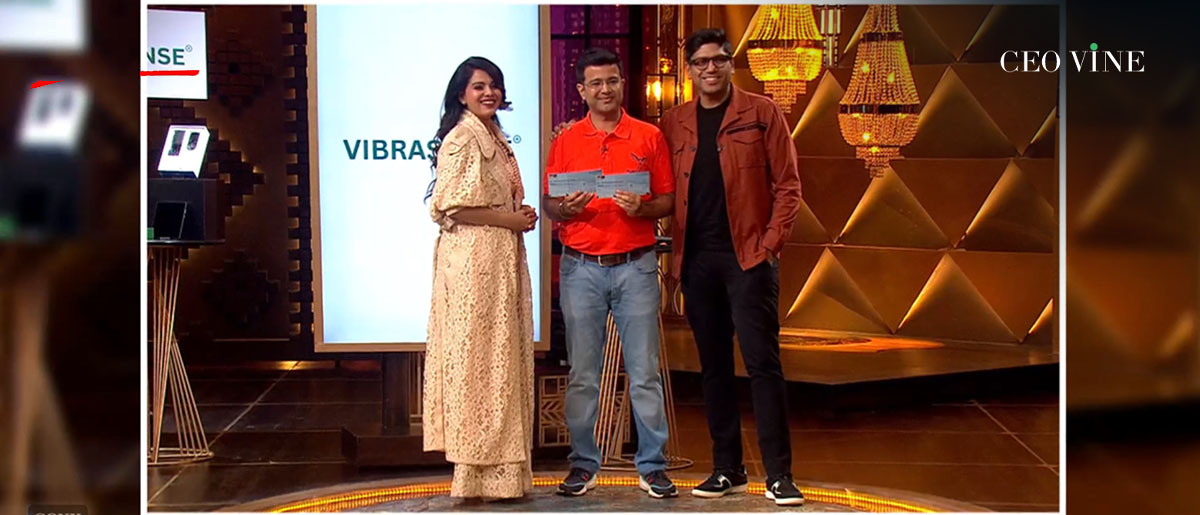 Vibrasense Secures Deal on Shark Tank India