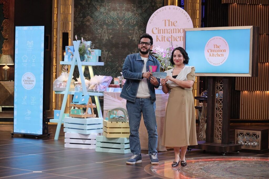 Priyasha Saluja, Founder at The Cinnamon Kitchen wins deal on Shark Tank India Priyasha Saluja, Founder The Cinnamon Kitchen in Shark Tank Season 3
