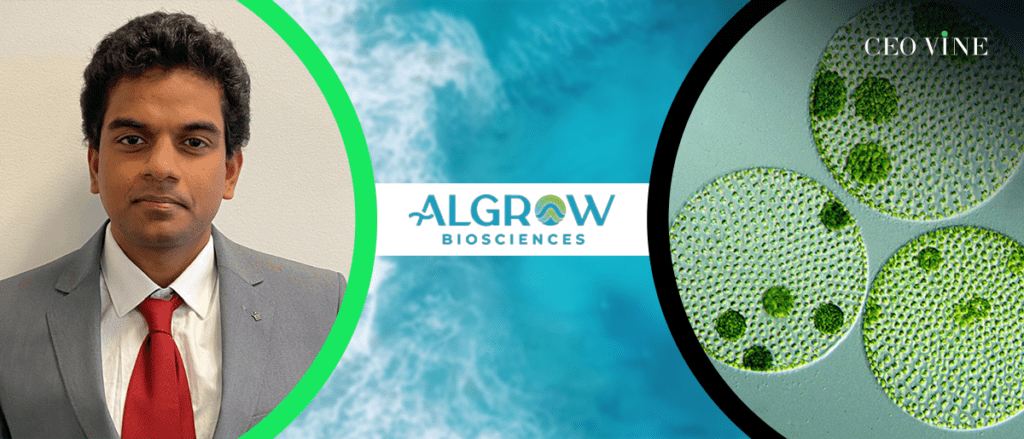 Sudhir Kumar Pasupuleti, CEO of Algrow Biosciences