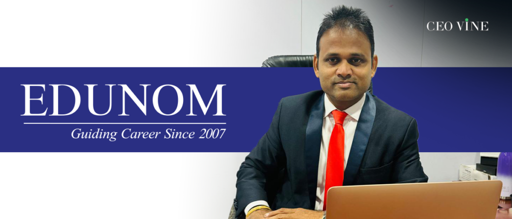 Guiding Students to Success: The Inspiring Journey of Lambodar Rout, Founder of EDUNOM Image of Lambodar Rout, founder of Edunom