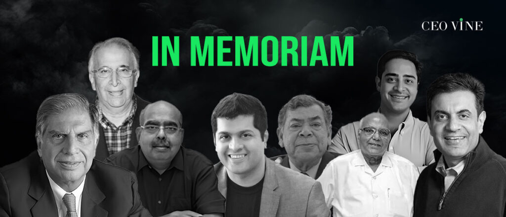 In Memoriam: 8 Business Persons India Lost in 2024 In Memoriam 8 Business Persons India Lost in 2024