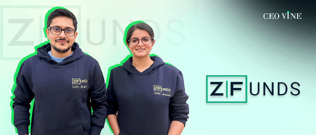 founders of ZFunds Manish Kothari and Vidhi Tuteja