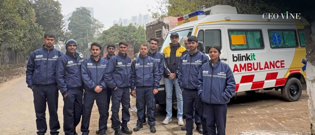 Blinkit Launches 10-Minute Ambulance Booking Service in Gurugram Blinkit Launches 10-Minute Ambulance Booking Service