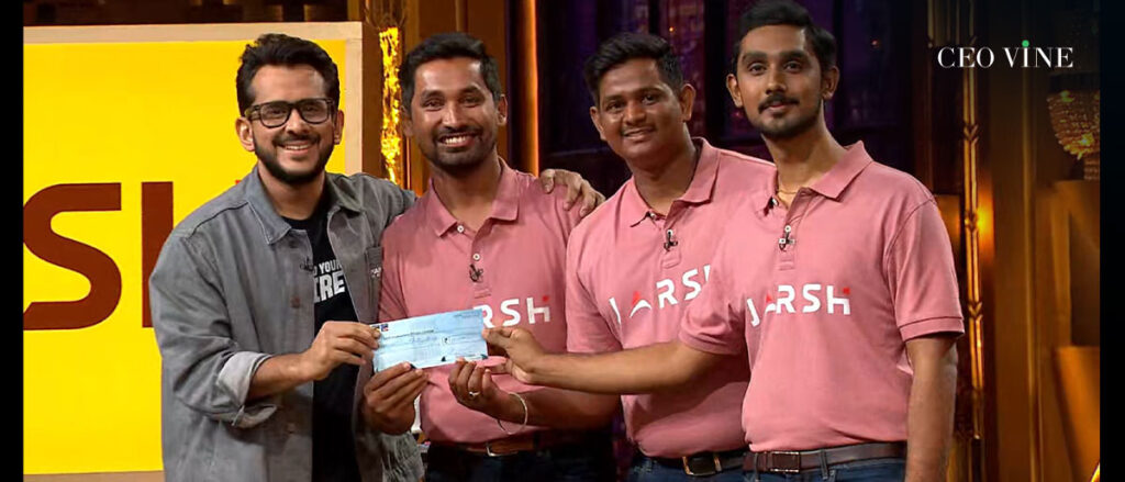 Jarsh Safety Secures ₹1 Crore Deal on Shark Tank India Season 4 Jarsh Safety founders on Shark Tank India - Secures ₹1 Crore Deal
