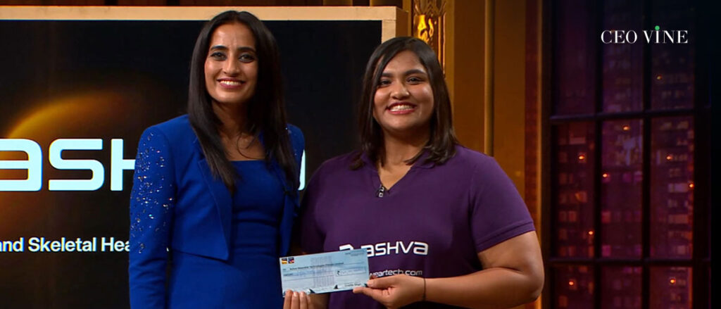 image of Ashva Founder Anmol Ajay Saxena - Secures a Deal on Shark Tank India