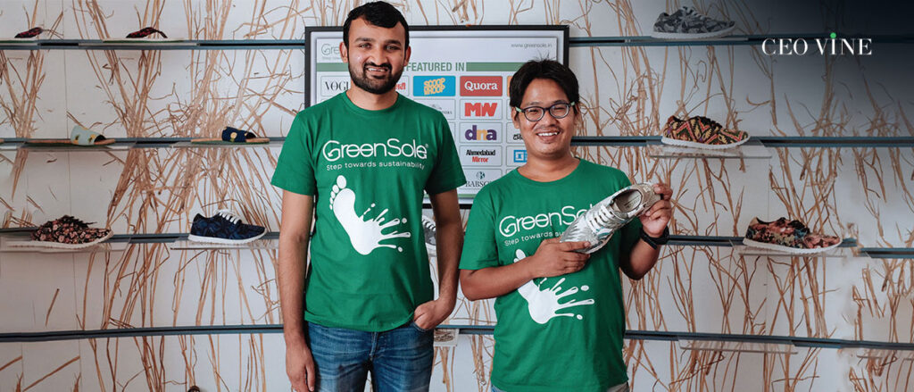 image of Greensole founders Shriyans Bhandari and Ramesh Dhami