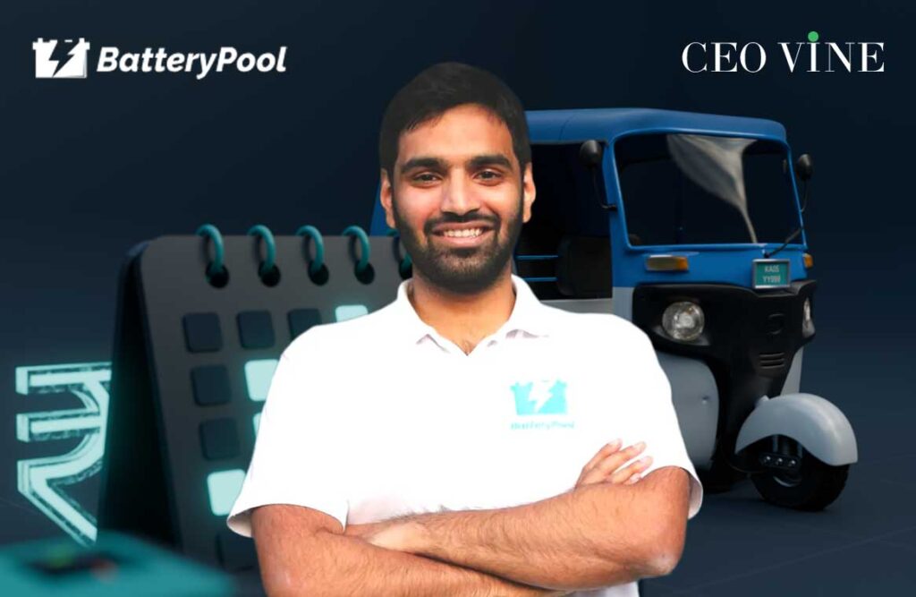 Batterytech startup BatteryPool raises ₹8 crore in pre-Series A funding led by IPV BatteryPool founder Ashwin Shankar