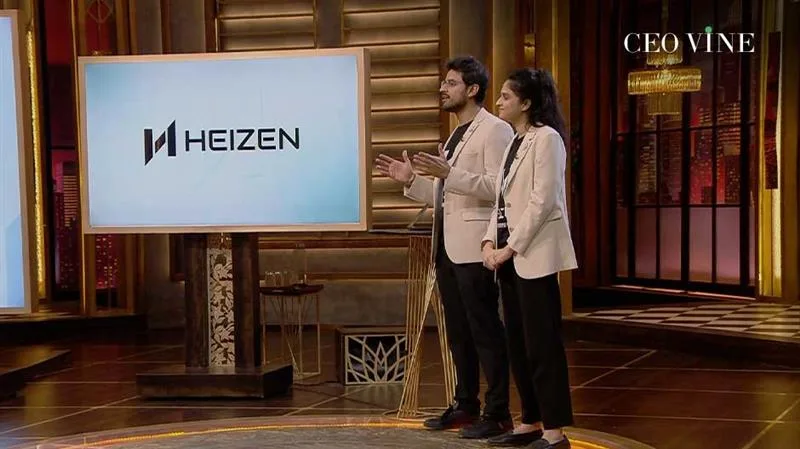 Heizen Secures Rs 90 Lakh Deal on Shark Tank India